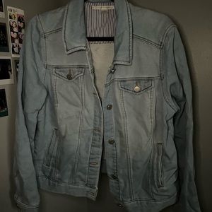 fitted women’s jean jacket